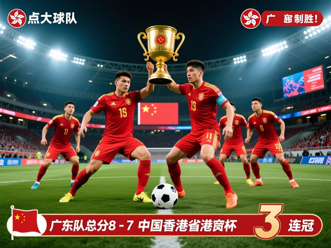 点球大战制胜!广东队总分8-7中国香港省港杯3连冠  第2张